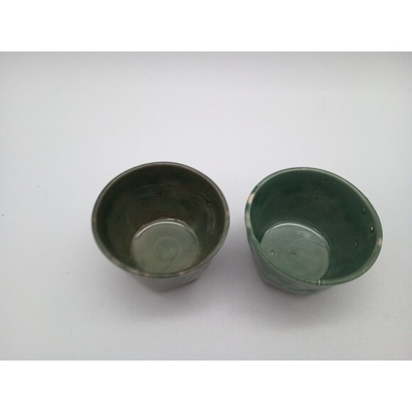 Vintage Tashiro Shoten Celadon Green Egyptian Revival Tea Cup Made In Japan - Picture 3 of 8